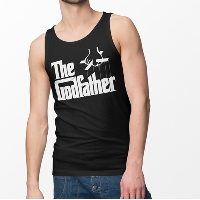 TANK TOP THE GODFATHER & SCAREFACE THE GODFATHER BLACK